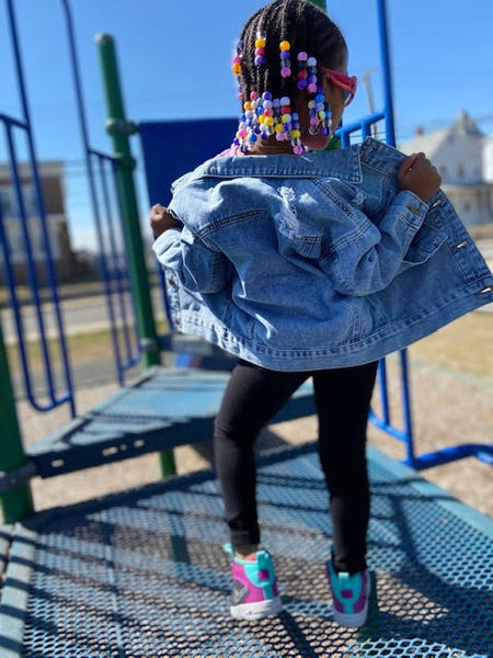 Distressed Denim Jacket